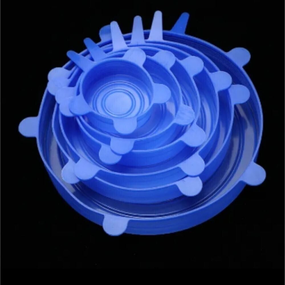 Silicone blue lids cover tops for Multipurpose